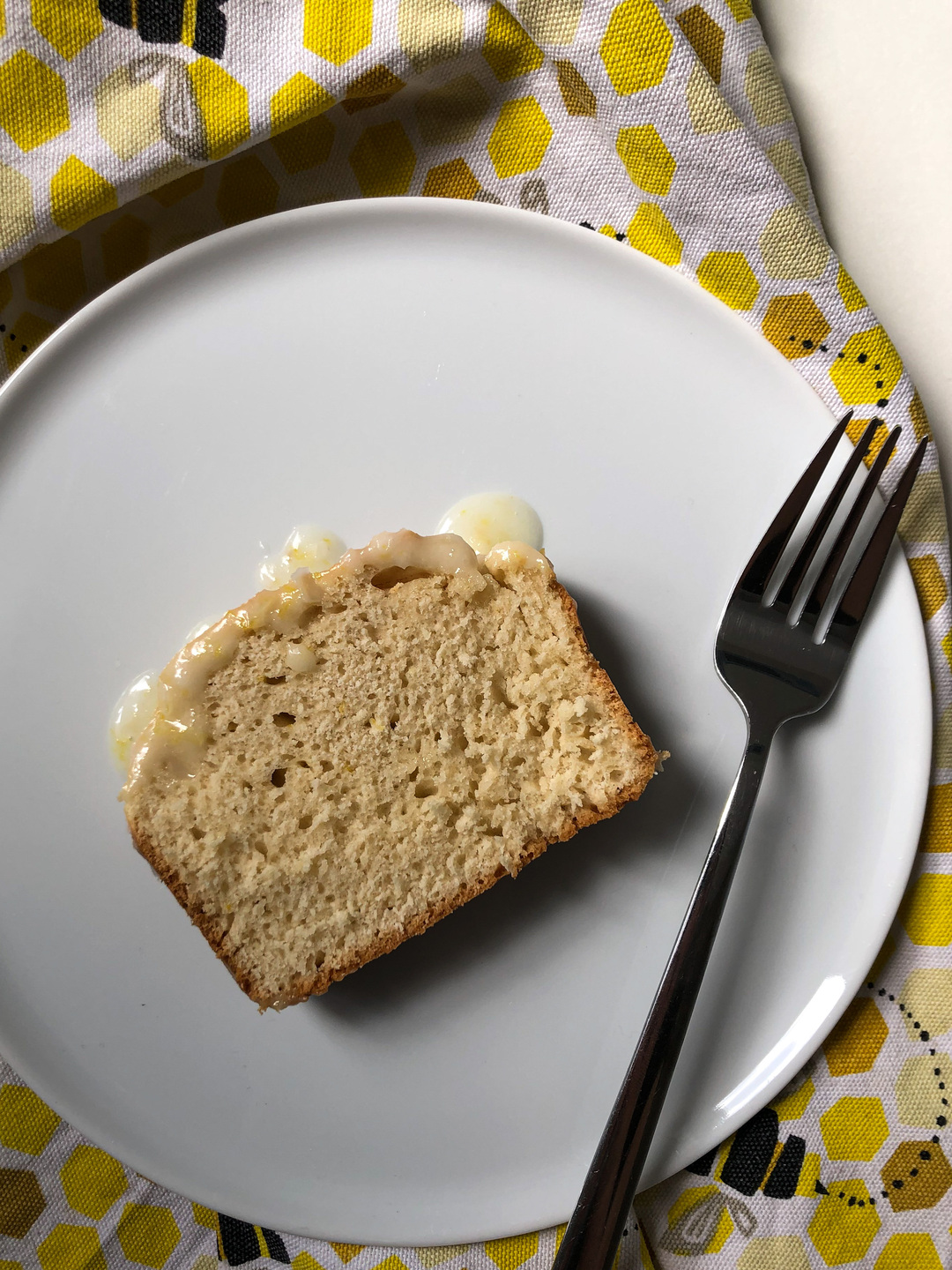 sliced lemon loaf cake